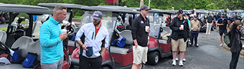 Players prepare for the ASA of Baltimore Charity Golf Outing